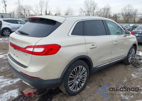 2016 Lincoln Mkx Reserve z USA, uszkodzony, nr VIN 2LMTJ8LR3GBL29884